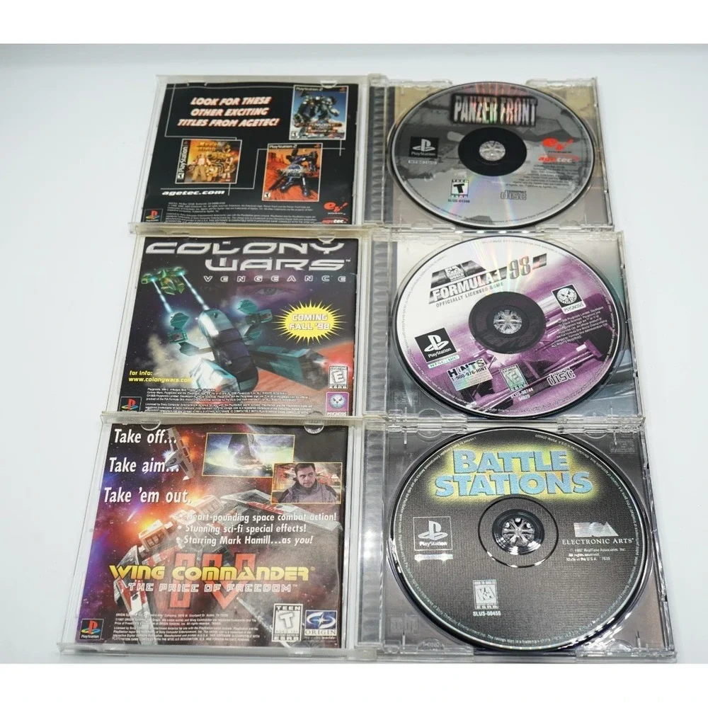 Playstation PS1‎ Games Mixed Lot Bundle (1999-2000's) ~ 3 Games